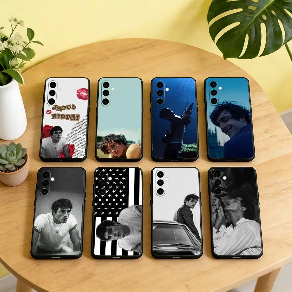

J-Jacob E-Elordi Phone Case For Samsung Galaxy A73,A72,A71,A70,A53,A52,A51,Soft Silicone Black Cover