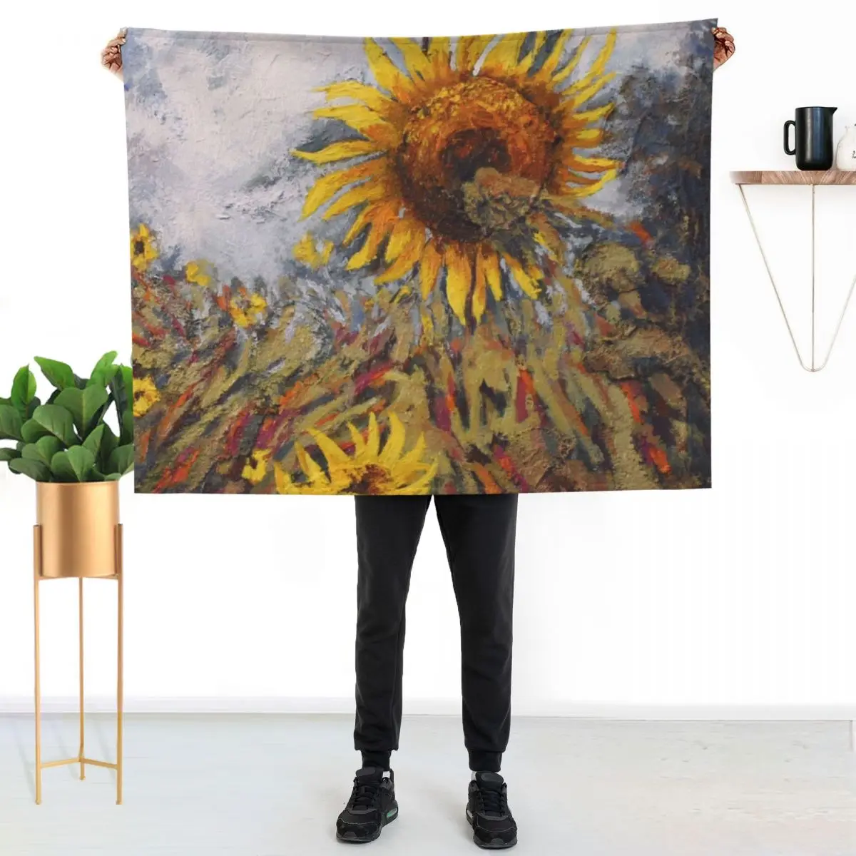 

sunflower collection Throw Blanket Year Round Soft Comfortable Blanket for Home