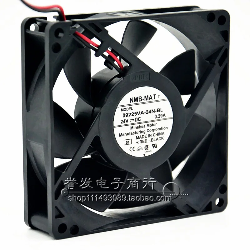 جديد الأصلي 09225VA-24N-BL 24V 0.29A 9025 90x90x25 مللي متر مروحة التبريد المبرد