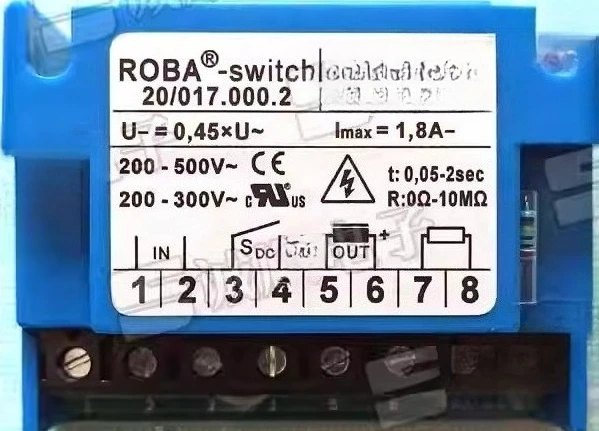 

2026 новый 20/017.000.2 ROBA -выключатель 1.8A 200-500В~ 0.05-2с 10М