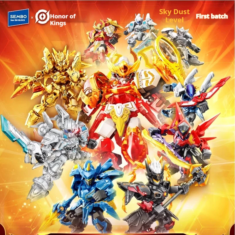 

New In Stock SEMBO Honor of Kings Blind Box Figure Action Figure Model Kit Collectible Toy Assembly Kit Official Licensed