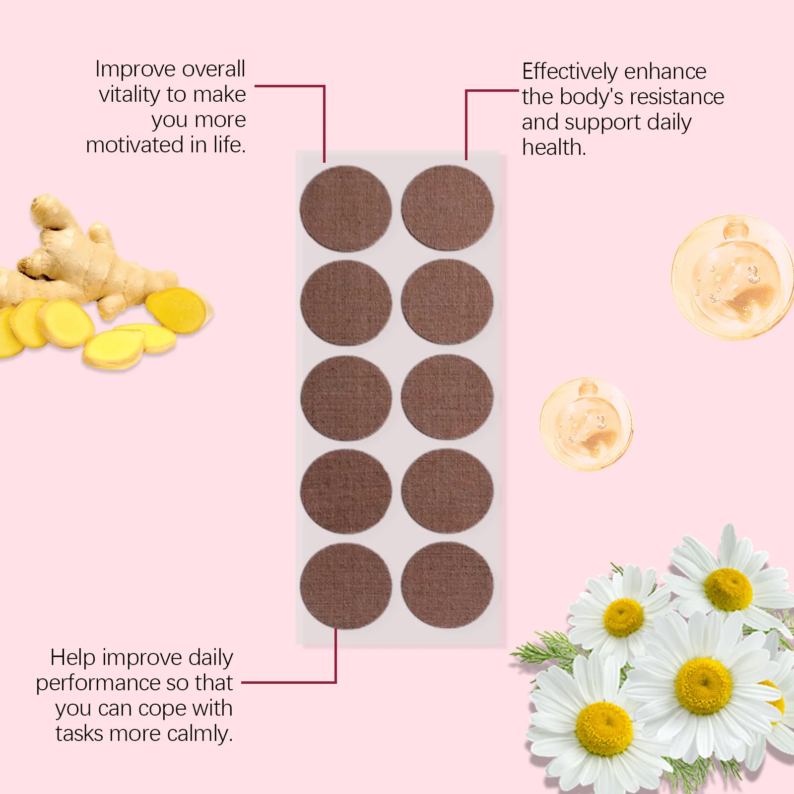 رقعة العناية بالجسم من ساوث مون تخفف التعب وتحسين الصحة وتعزز مقاومة الجسم والمناعة رقع العناية العلمية بالبشرة