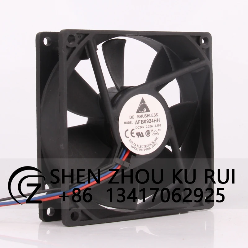 Case Fan for Delta AFB0924HH 92*92*25.4 mm 24V 0.25A 9025 Inverter Large Air Volume Cooling Fan