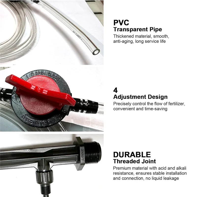A84X-Fertilizing System Fertilizing Syringe Garden Irrigation Syringe Venturi Fertilizing Kit