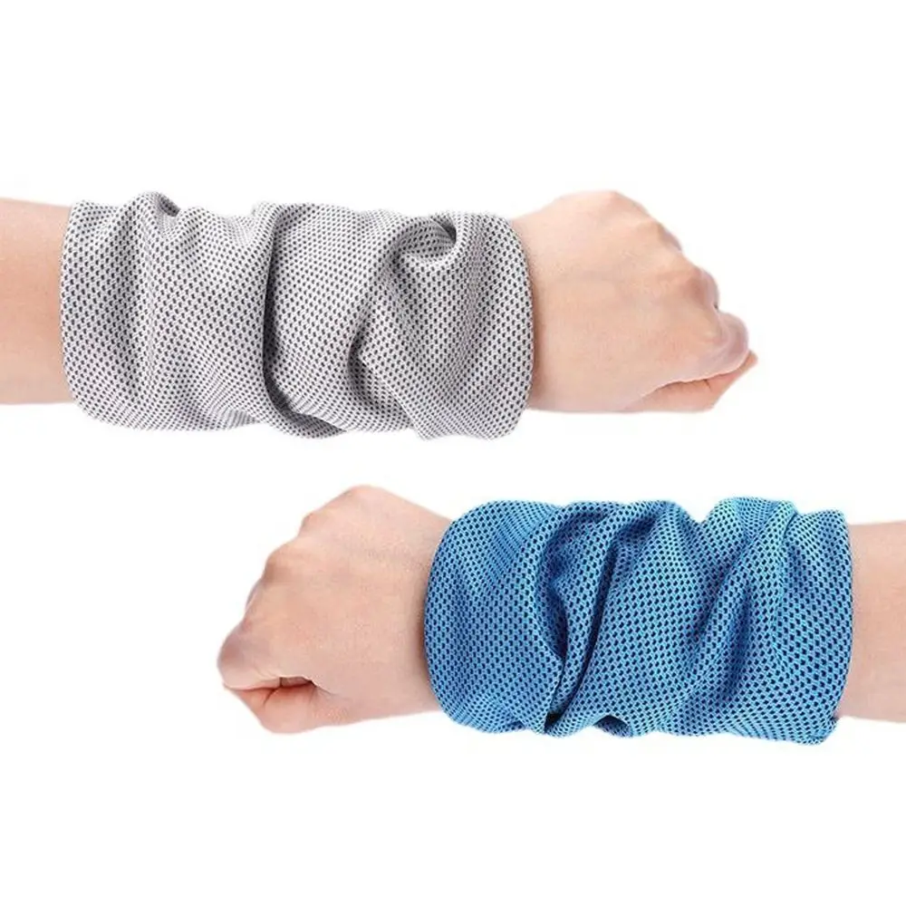 New Polyester Fiber Sports Wrist Sweat Towel Sweat Absorption wrist wipe Wrist Protector Sweatband Fitness Camping Running