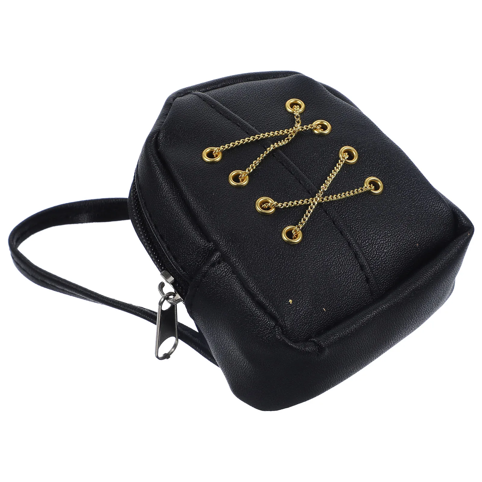 

Mini Backpack Toys School Supplies Cute Small Bag Desktop Decorative Zipper Fabric Size Mini House Accessories Portable