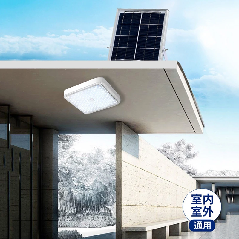 Hot Selling New Solar Energy-saving Ceiling Lamp for Home Indoor Living Room High-power Lighting Balcony Garden Courtyard Lamp