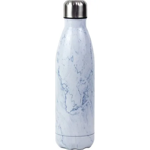 Kamplumbaa White Marble Pattern Steel Flask 700 ml