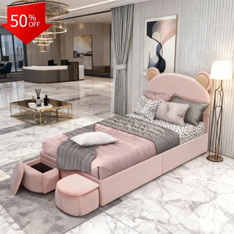 

Children's High Bed Children Beds Boy Montessori Baby Bed Old Bedrooms Furniture Little Girl Bedroom Convertible Crib Furniture