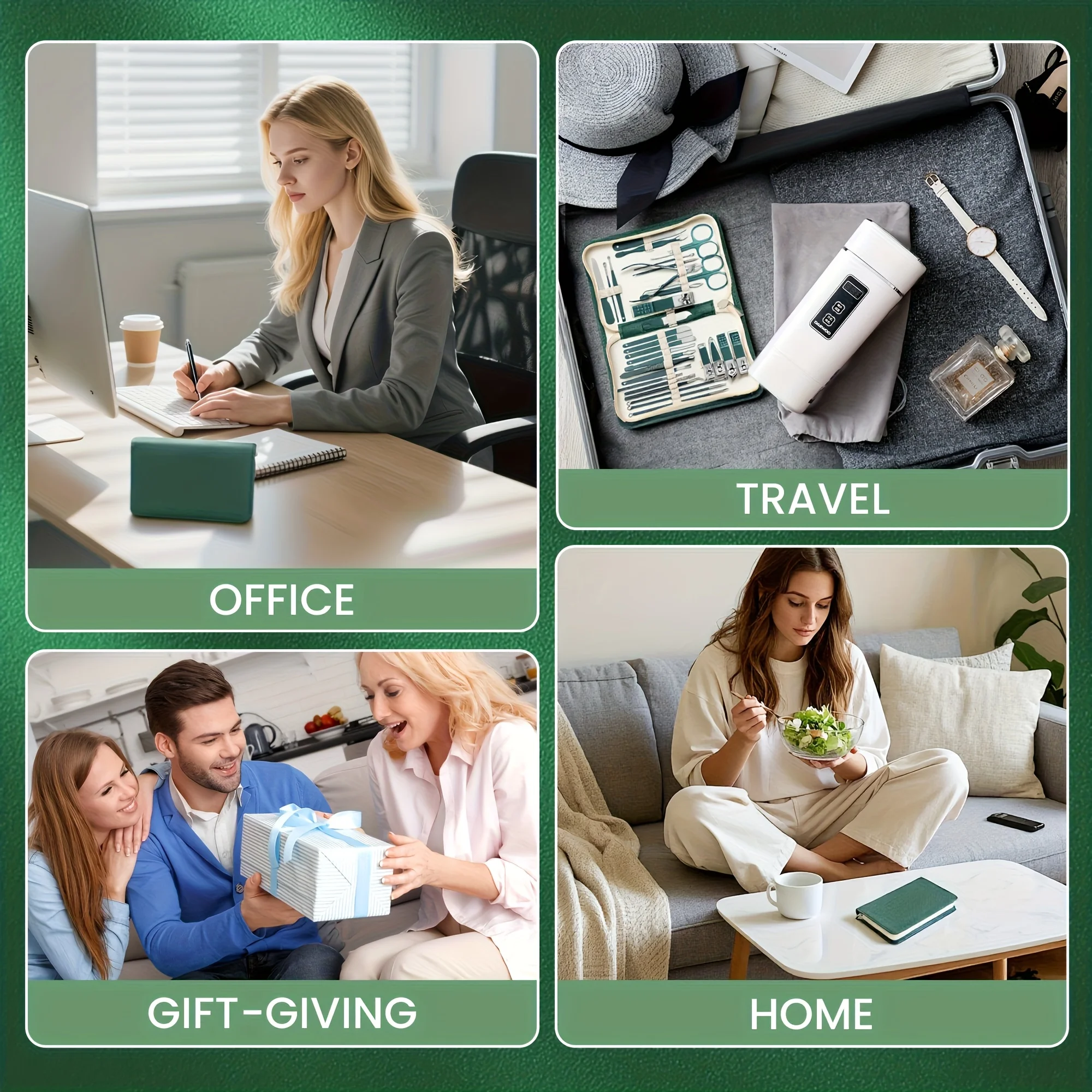 ชุดกรรไกรตัดเล็บมือและเล็บเท้าสแตนเลสอย่างดี พร้อมอุปกรณ์ 30 ชิ้น กล่องพกพาสะดวกสำหรับการเดินทาง อุปกรณ์ดูแลเล็บมือและเล็บเท้า