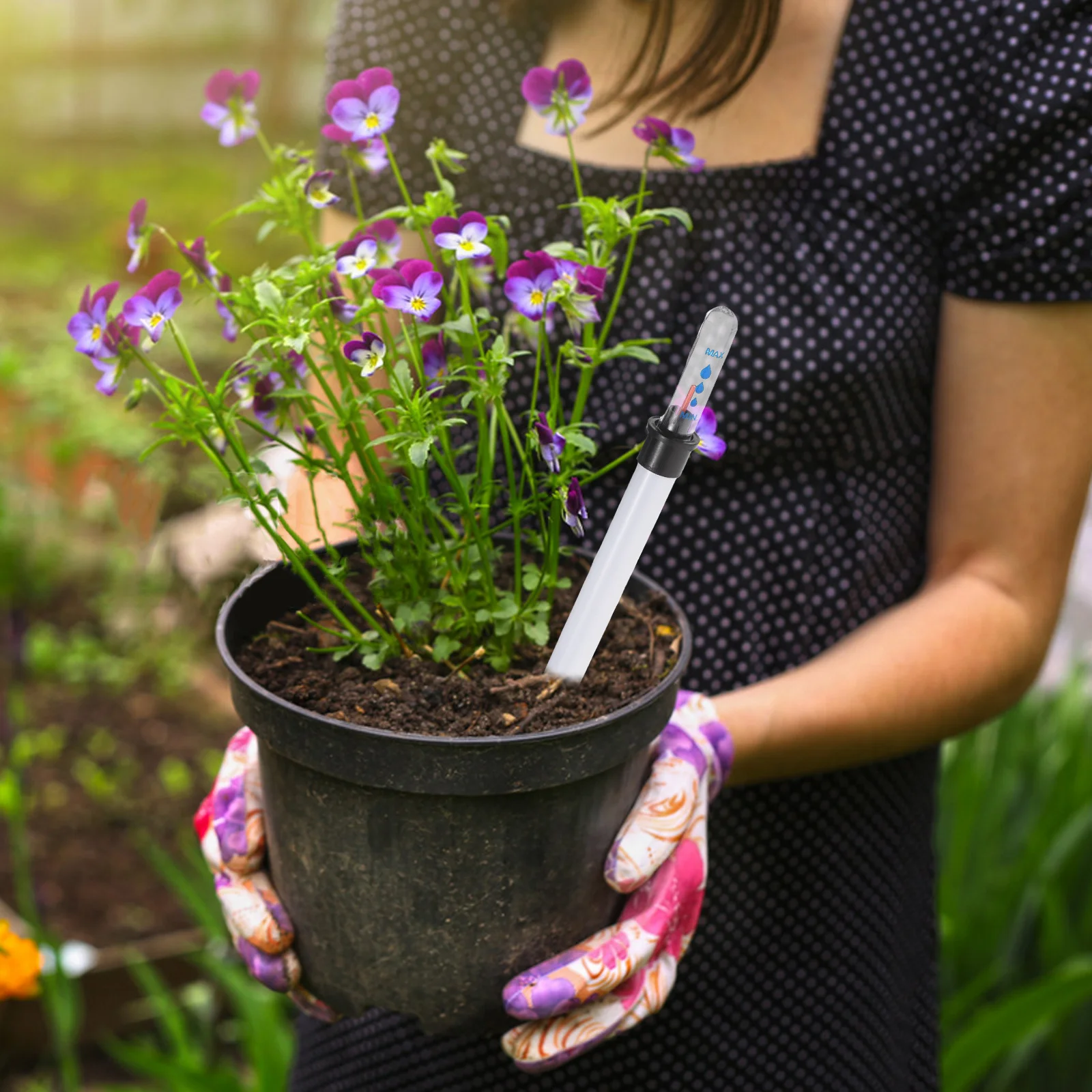 

4Pcs Water Level Indicator Gauge for Plants - Floating Moisture Meter Display for Potted Flowers Indoor Garden Water Shortage