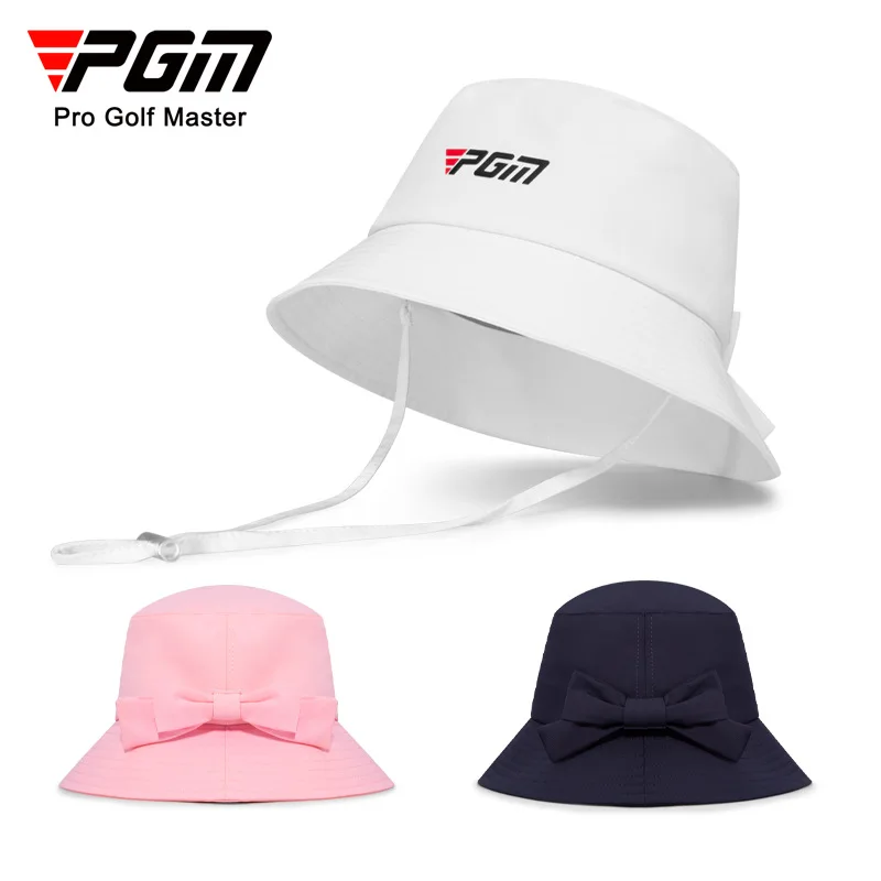 

PGM Women Golf Hat Adjustable Windproof Rope Cap Waist Sweat-absorbing Band Fisherman Hats MZ051