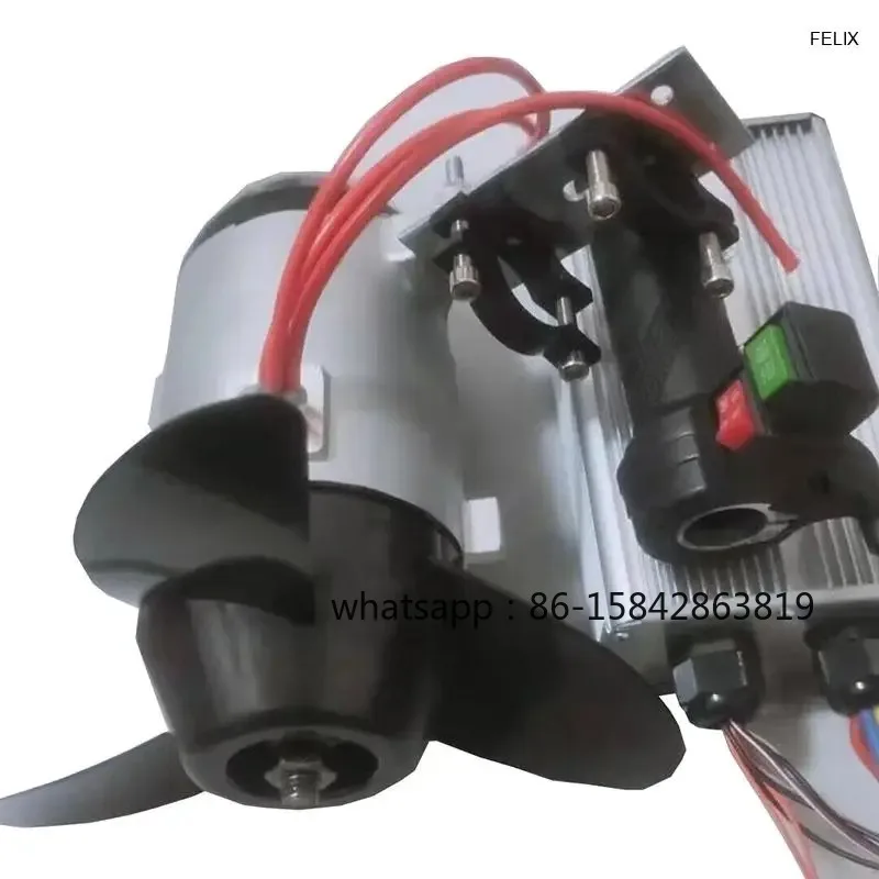 12V 24V 48V Brushless Underwater Propeller + Controller Propeller Underwater Propulsion System Complete Set 1000W