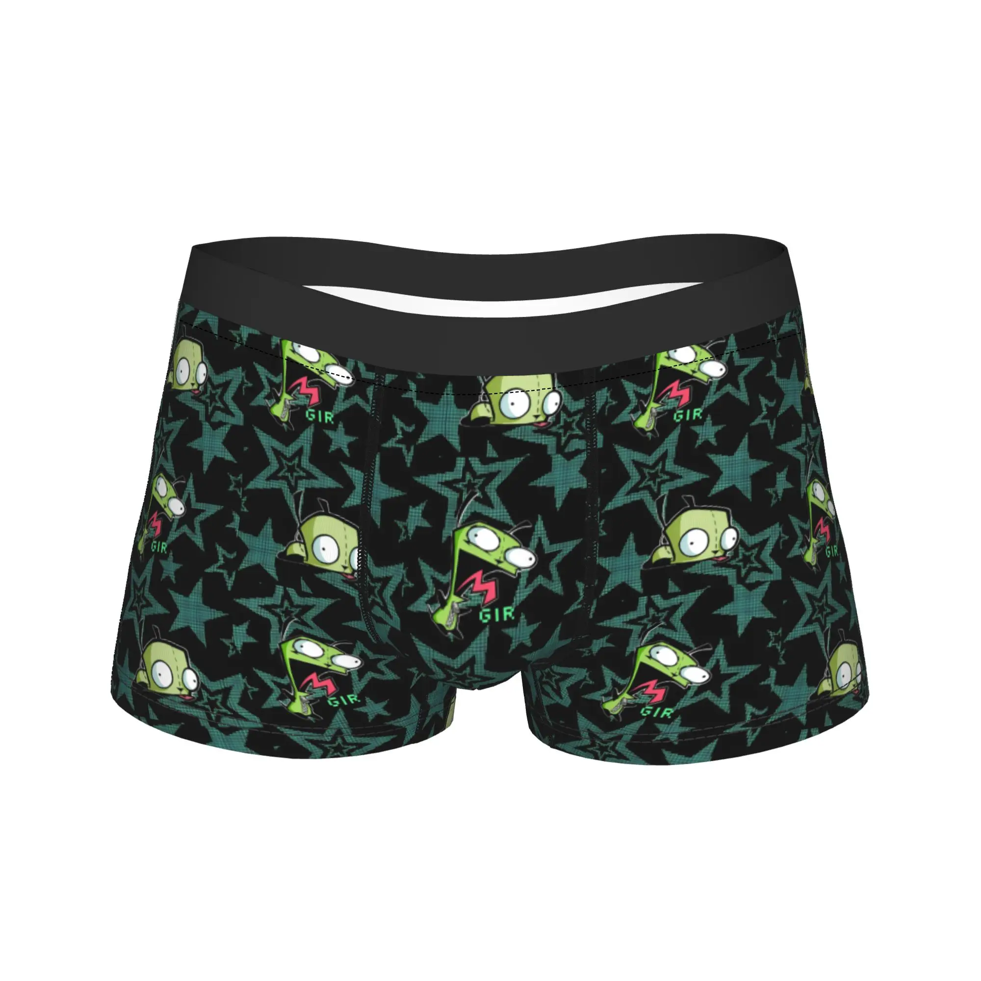 

Милое мужское нижнее белье Invader Zim, трусы-боксеры, шорты, популярные мягкие трусы для Homme, большие размеры