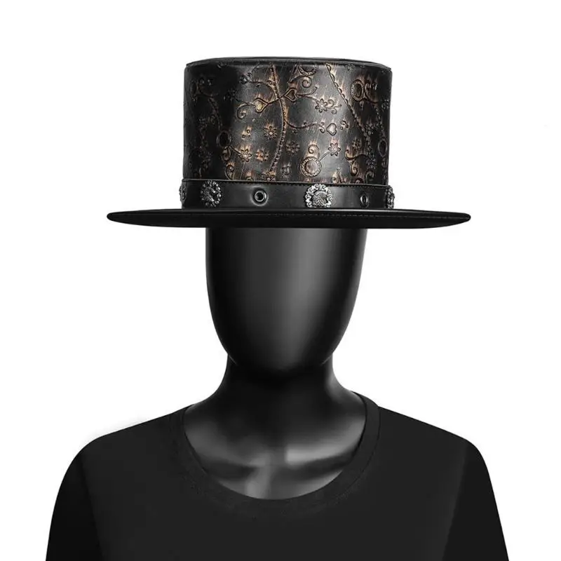 652F Steampunk Hat Hatquerade Hat Steampunk Top Hat Gay Top Hat Bowlertop Hat