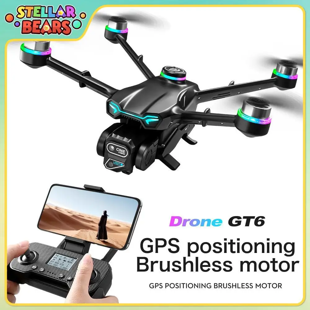 

2.4G GPS Drone Dual HD Camera Brushless RC Quadcopter Drone Obstacle Avoidance UAV Remote Control Drone Optical Flow Positioning