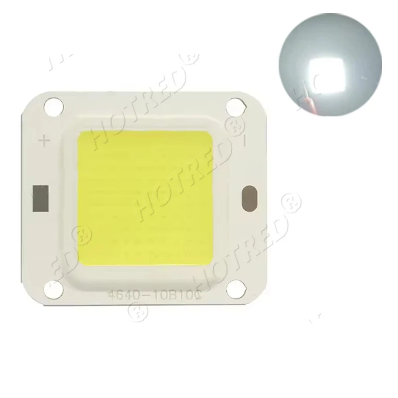1-10Pcs High Power Led 50W 4640 10B10C 30V 32V Cob Chip 50Watt White Warm White Red Green Blue Yellow Pink Purple for Spotlight