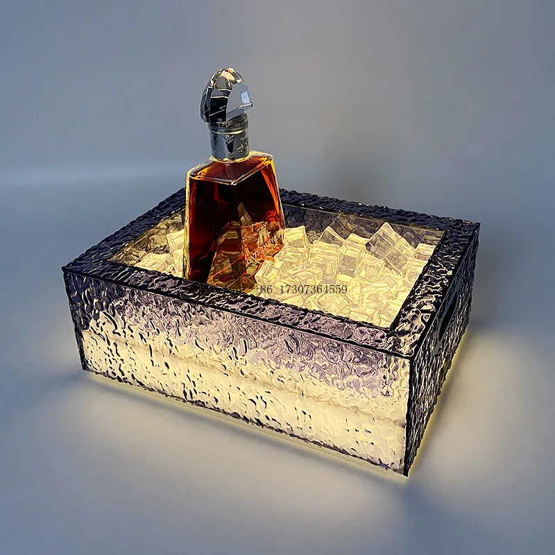 

Бар КТВ светящаяся винная основа красный поднос светодиодный креативный высококачественный декоративный стенд для шампанского XO