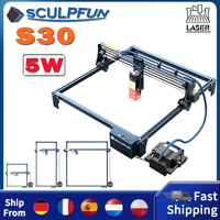 Sculpfun S30 5W Laser Engraver Cutter 410X400Mm Automatic Air-Assist 0.06X0.06Mm Laser Focus 32-Bit Motherboard Carpentry Tools