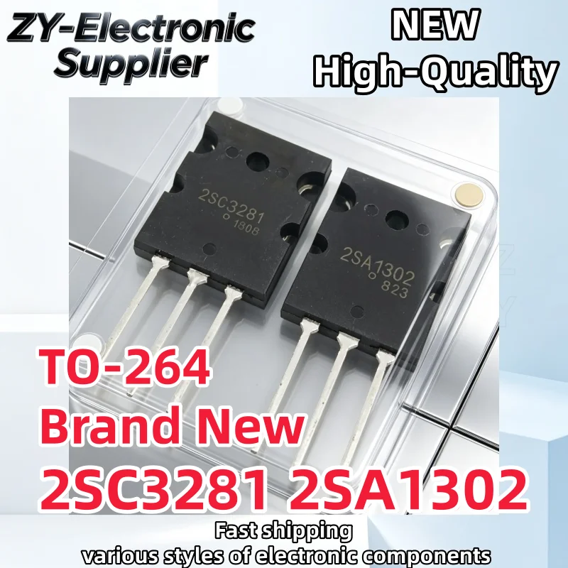 5Pcs/5Pairs Brand New C3281 A1302 2SC3281 2SA1302 TO-364 Audio Amplifier Matched Pair Power Transistor Best Quality In Stock