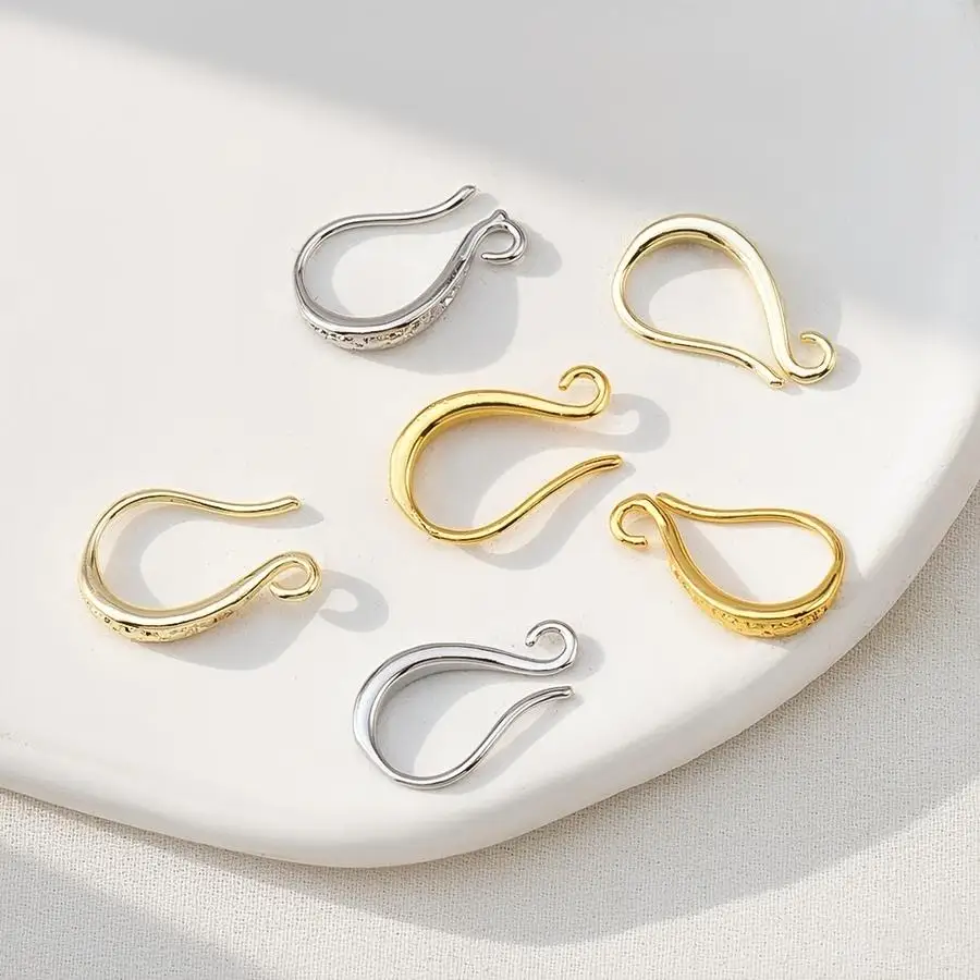 1/5/10/20/50/100pcs copper earhook sets featuring a question mark design, accessories, and handmade jewelry supplies for earring