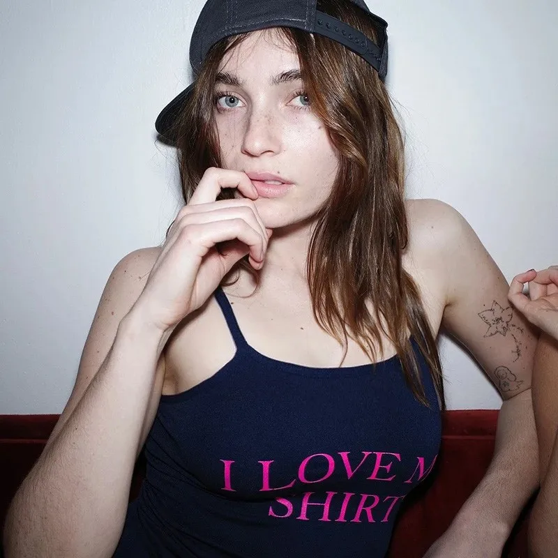 Y2k Ästhetische Brief Drucken Frauen Sexy Gothic Straße T-shirt Hip Hop Ärmellose Weste Rock Vintage Frauen Kleidung Harajuku 2000s Top