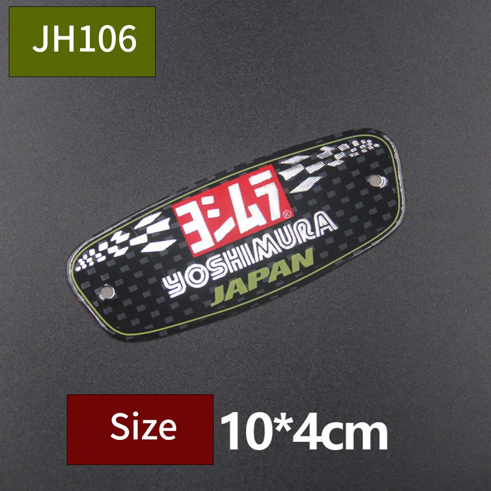 1 قطعة دراجة نارية الألومنيوم أنابيب العادم الأنابيب ملصق لاصق لامع ورائع شخصية العقرب ل Yoshimura USA اليابان ملصقات السيارات مائي