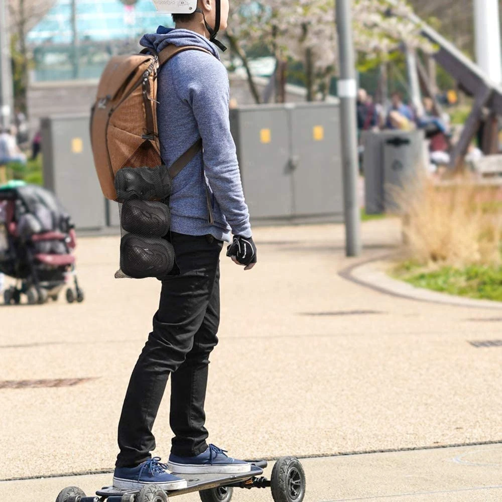 GOMOREON 6 Teile/satz Kinder Sicherheit Knieschützer Ellenbogenschützer Handgelenkschützer Kinder Schutzausrüstung für Mädchen Jungen Radfahren Skating Roller – Detail 16