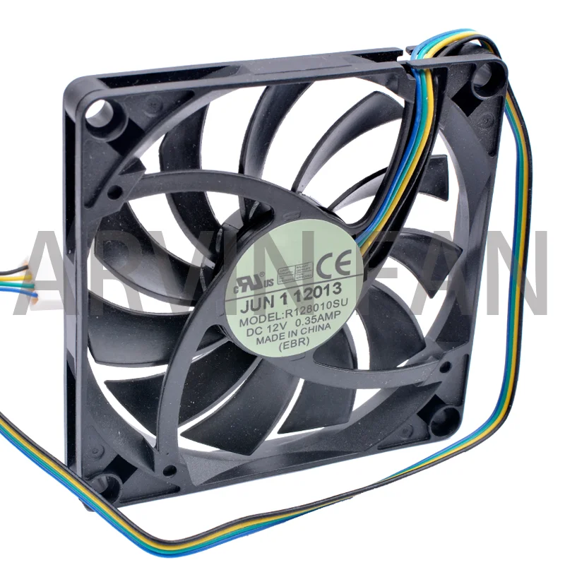 

Brand New Original R128010SU 8cm 80x80x10mm 8010 DC12V 0.35A 4 Lines Pwm Computer Motherboard Ultra-thin Cpu Cooling Fan