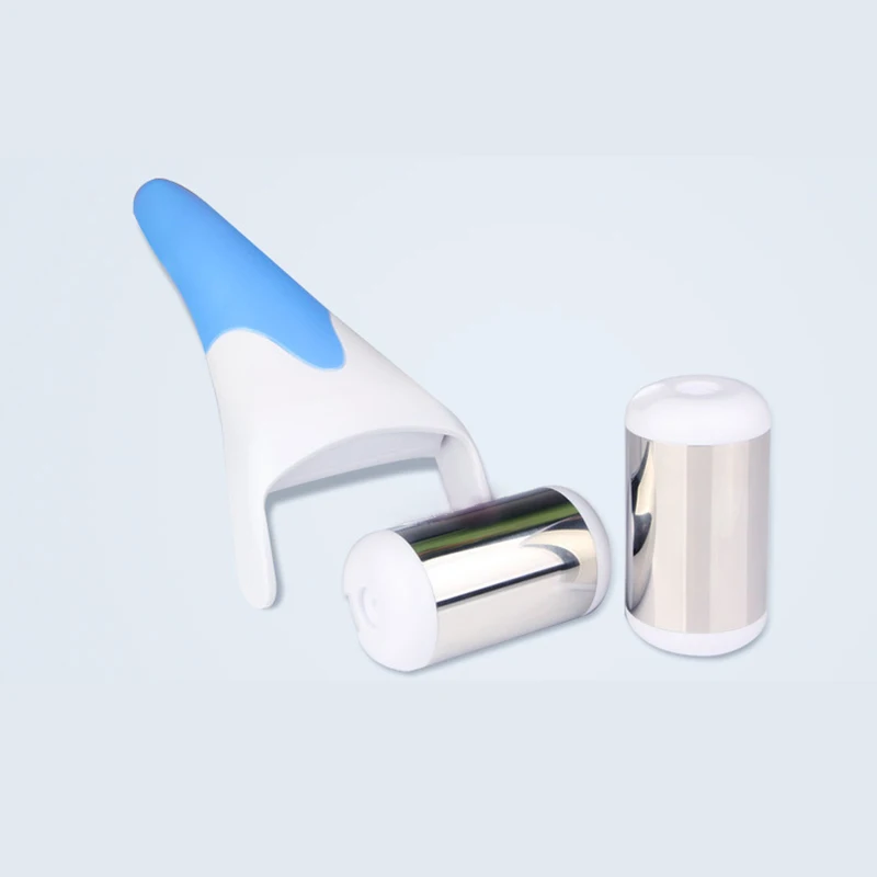 Cold Compress Massage Treatment Plastic Head Ice Roller Beauty Tool Cool Summer Skin Firming Household Portable