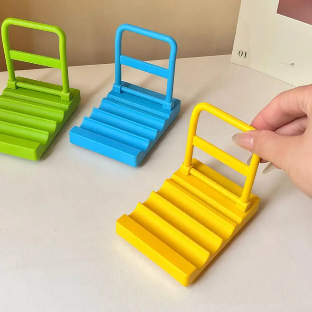 Detachable Simulation Hand-Pulled Wagon Mobile Phone Stand Lazy Desk Organizer Creative Car Parts Universal Holder