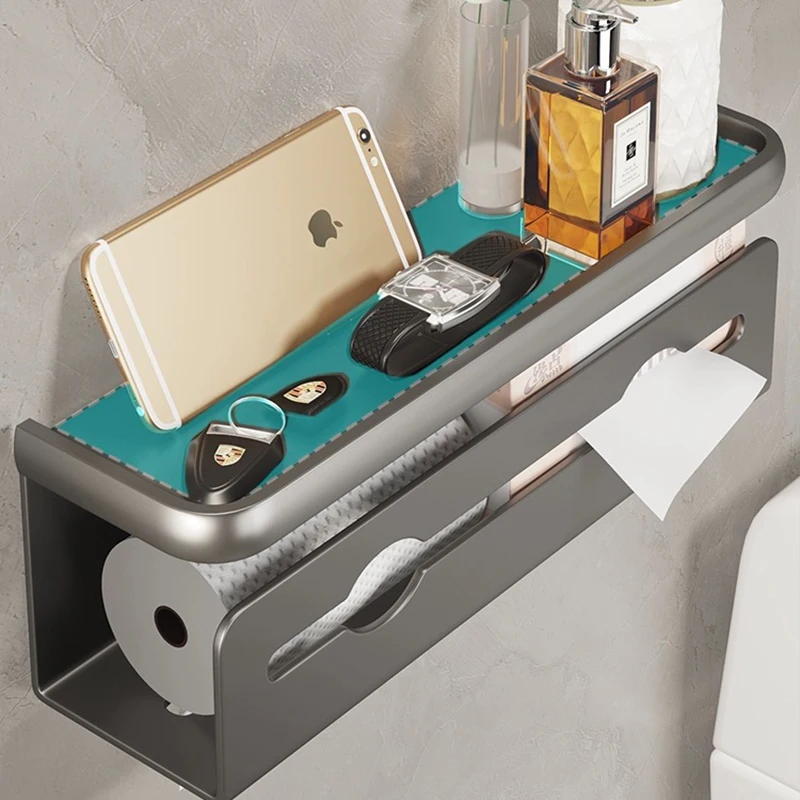 

Toilet Tissue Roll Holders Wall Mount with Self Screw for Small Items,Tissue Holder for Bathroom Kitchen Bedroom