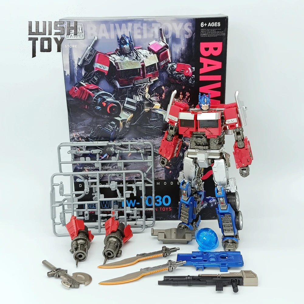 BAIWEI Transformation TW1030 TW-1030 OP Commander Rise of The Beasts Movie 7 KO SS102 SS-102 Action Figure Robot Toys