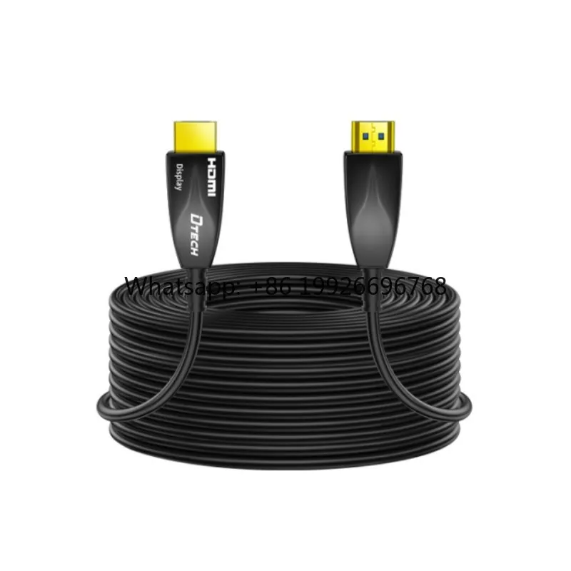 

Заводская цена, оптоволоконный кабель HDMI 2.0, 50м, 100м, 150м, 4K HD, штекер-штекер