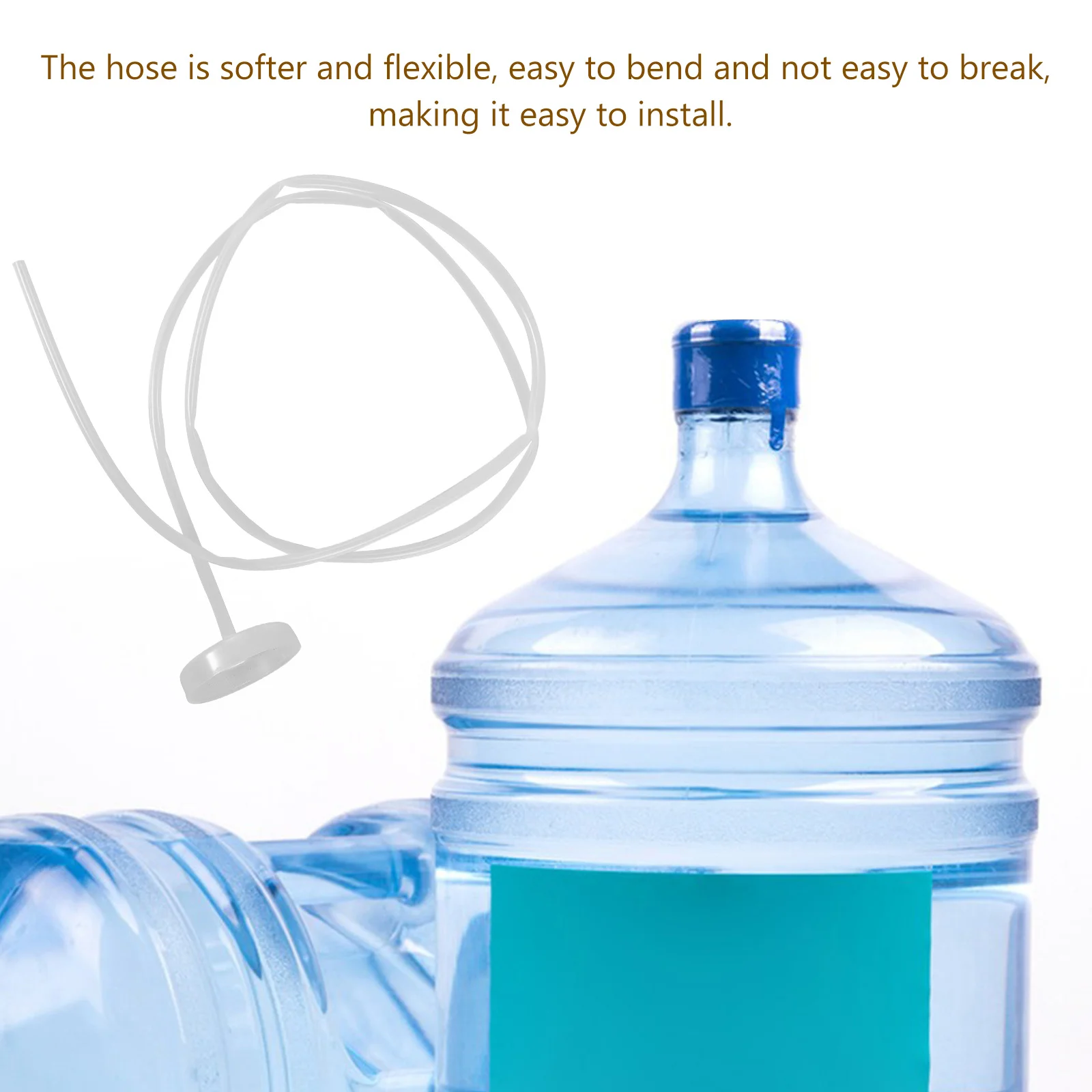 1 مجموعة مضخة أنابيب الشفط الكهربائية استبدال خرطوم المياه هلام السيليكا أنبوب السيليكون للموزع 1.5 متر لينة مرنة يناسب معظم USB #5