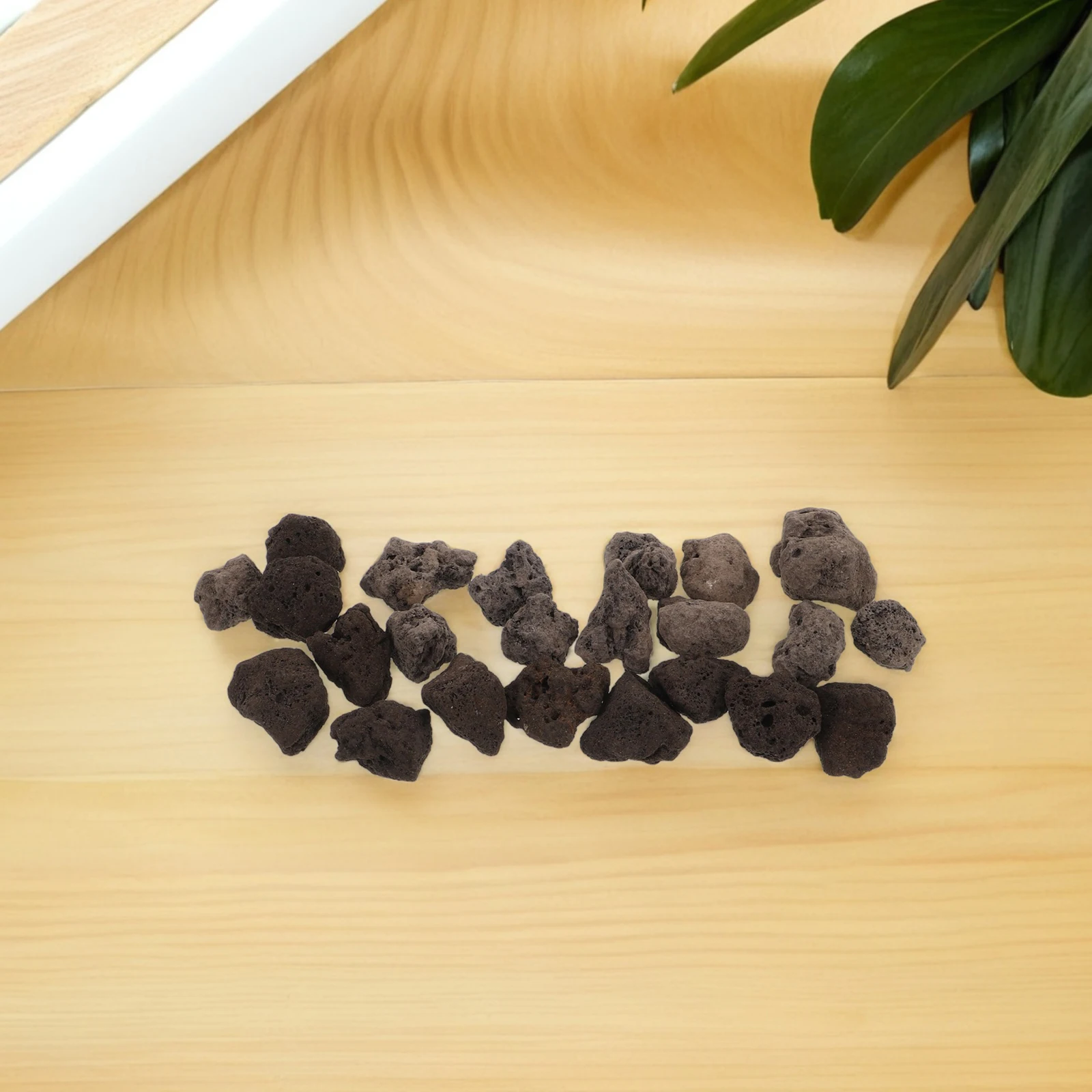 

Decorative Volcanic Stones Black Basalt for Fish Tank Aquarium Garden Plants Obsidian DIY Crafts Safe Environmental