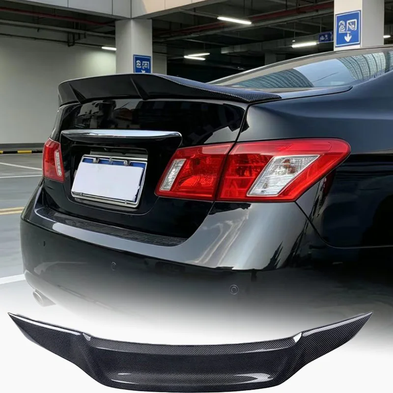

Suitable for 2006-2012 Lexus ES tail wing car modification ES350 ES240 true carbon rear pressure wing R-type rear spoiler