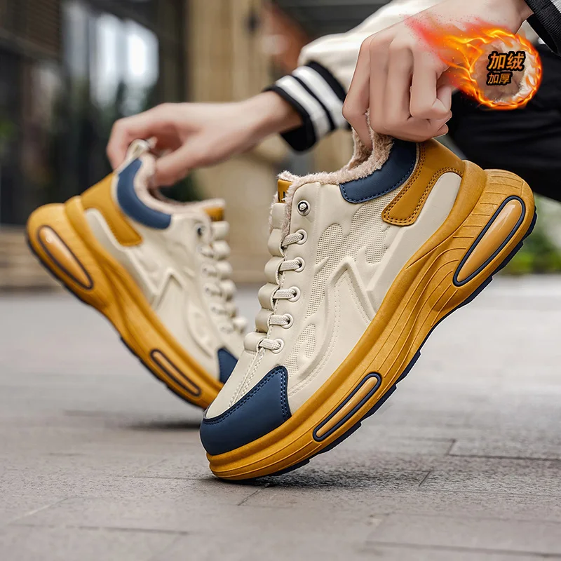 2025 Scarpe casual alla moda da uomo sportive da corsa alla moda di nuova moda invernale