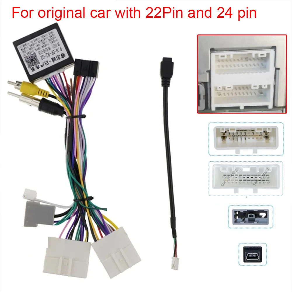 Auto android Car radio Wiring Harness connector Adapter Canbus Box For Nissan X-trail Qashqai Sylphy Sentra Kicks Navara Juke