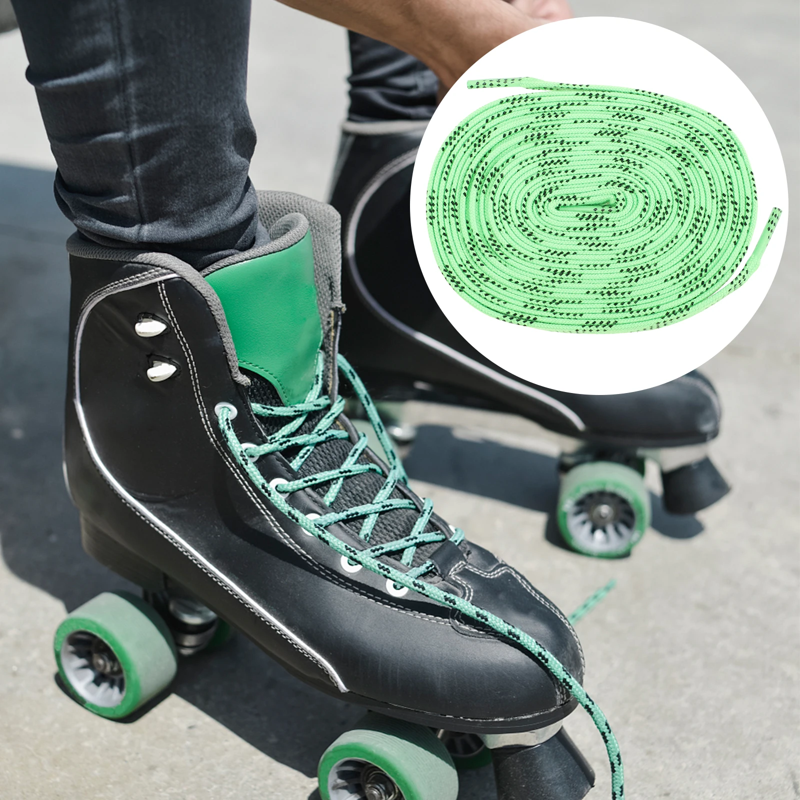 

Hockey Shoelaces Ice Skates Accessories Wear-resistant Boot Laces for Skating Hockey Sports Shoe Laces Polyester