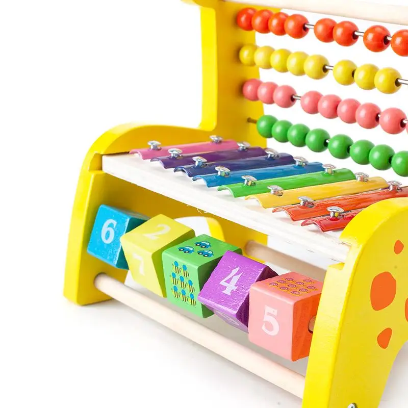 Houten Montessori Rekenspeelgoed Multifunctioneel Abacus Speelgoed Rond Kralen Vroeg Leren Leermiddelen Educatief Cadeau Speelgoed Voor Kinderen