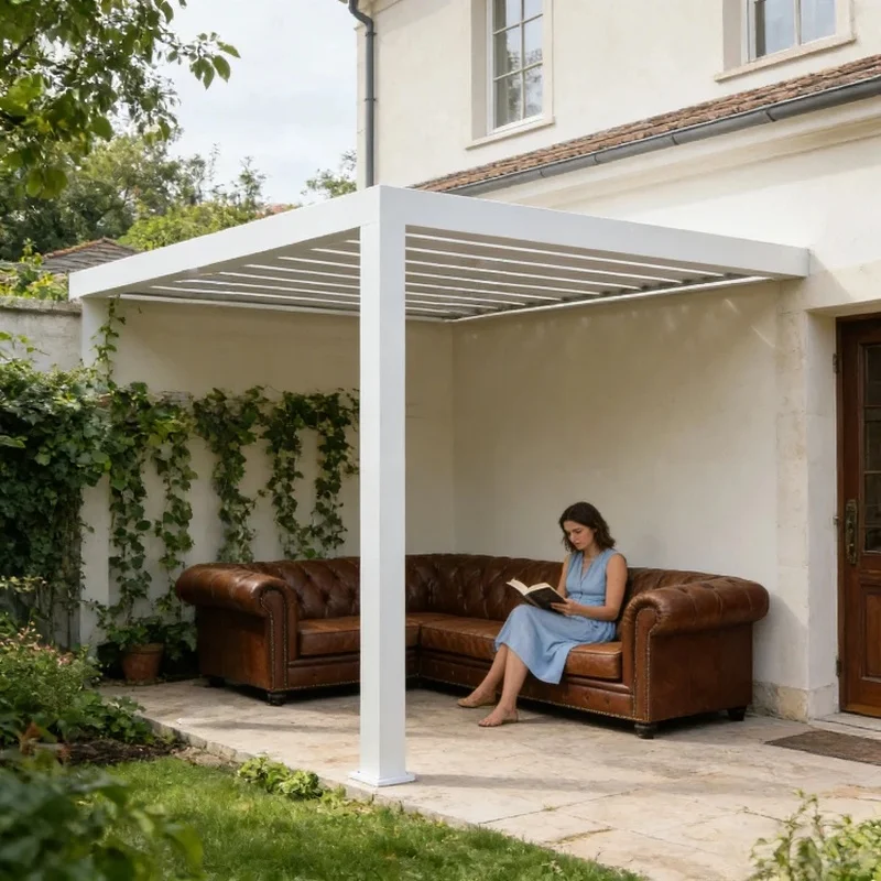 Hot Sale Panel Motorized Aluminium Factory Backyard Aluminum Pergola