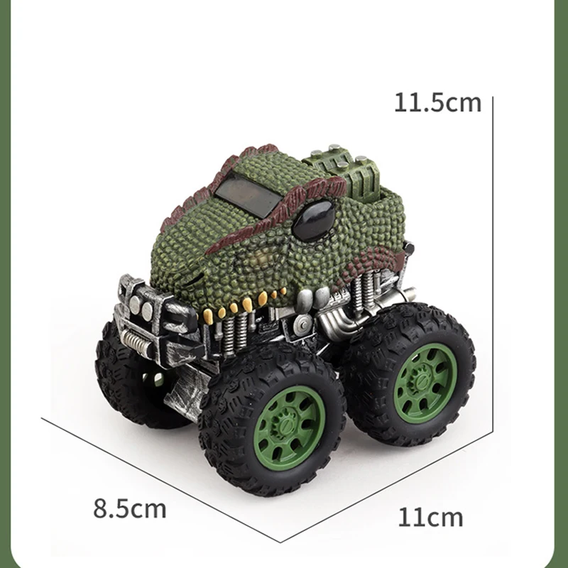 Neue Kreative Simulation Dinosaurier Sound Licht Zurückziehen Off-road Auto Modell kinder Pädagogisches Spielzeug Jungen Geburtstag Urlaub Geschenk