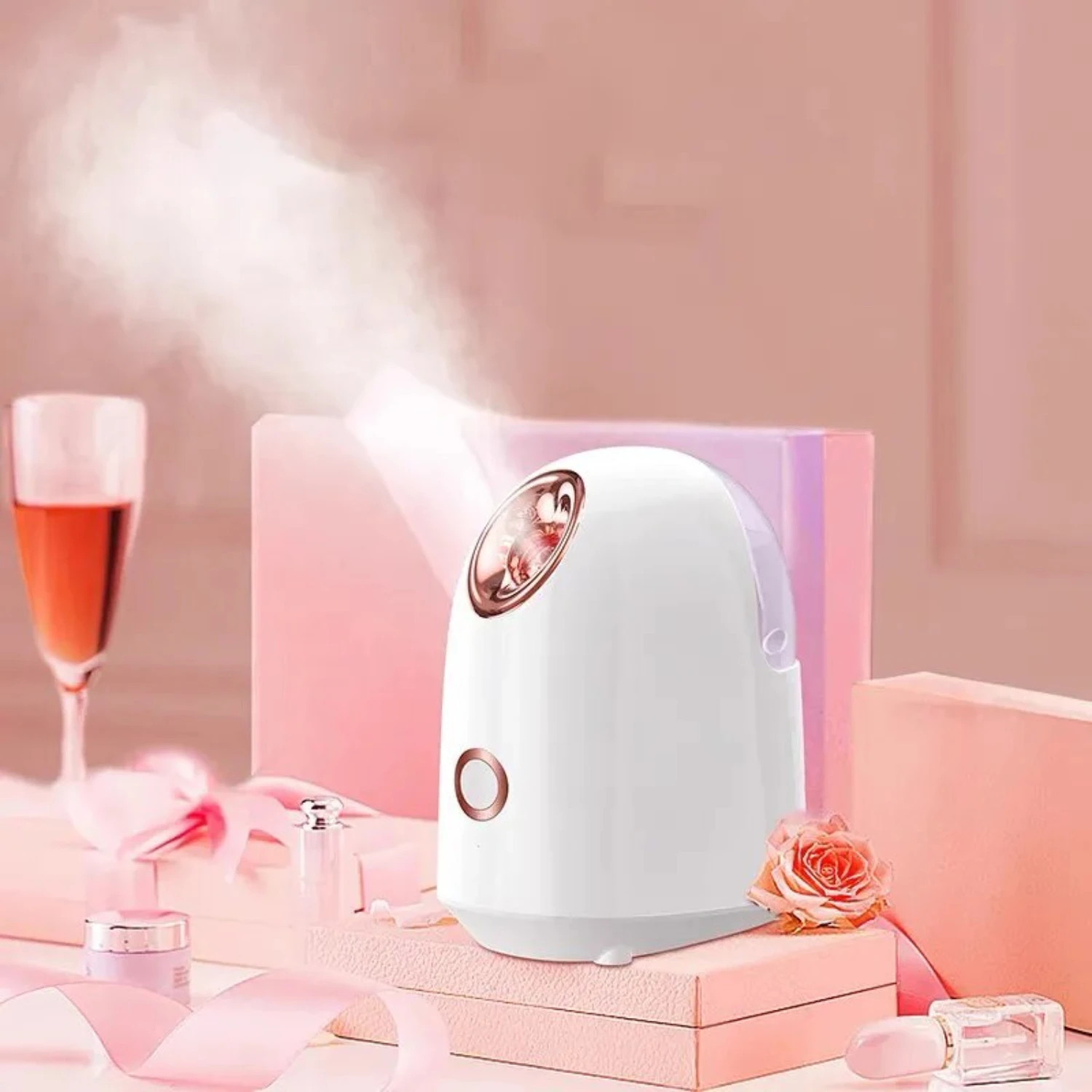 

Hot Spray Face Steamer Moisturizing Face Mister. Facial Steamer, Mini Face Nano Ionic Hot Mist Face Humidifier Fo. Z2