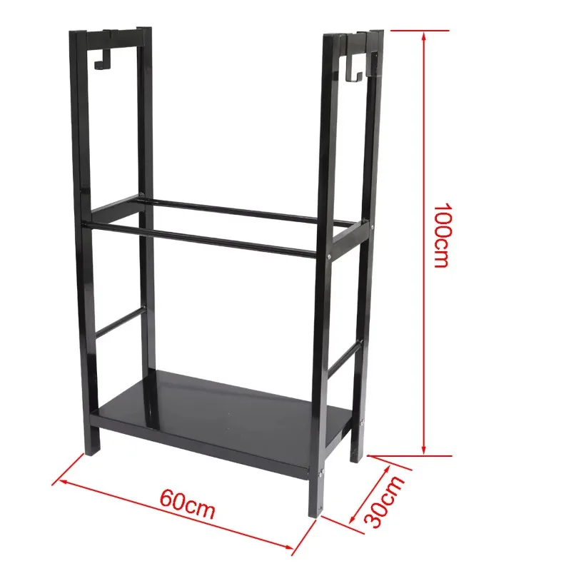 Деревянный стелаж для бревен, вертикальный деревянный стеллаж для хранения, металлическое порошковое покрытие для внутреннего и наружного использования, приемлемы 60x30x100 см в помещении.