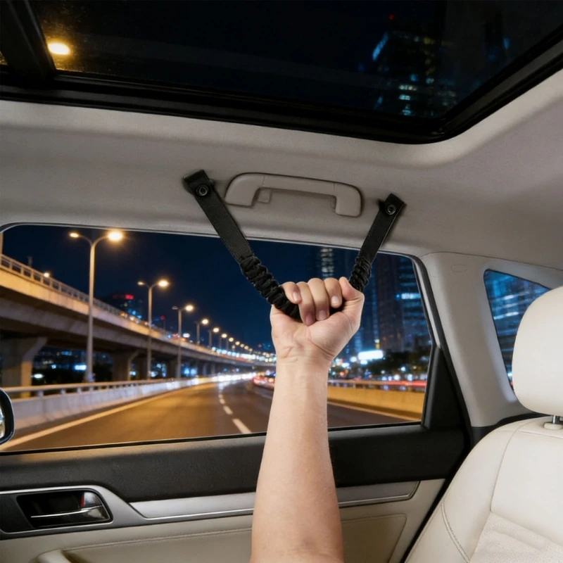 A2UC 4Pcs Sturdy Nylon Vehicle Handles For Outdoor Activities