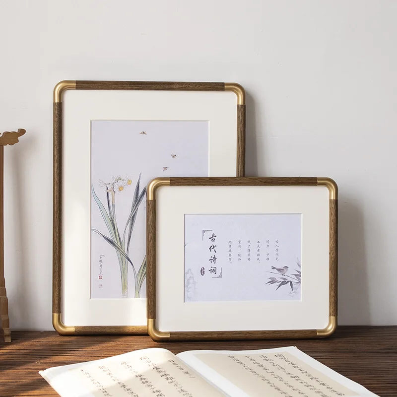 

Современный минималистичный дизайн, рамка для продвинутой семьи, ретро-рамка для спальни, прикроватная тумбочка в помещении, вилла, домашний декор, фото Lsxk