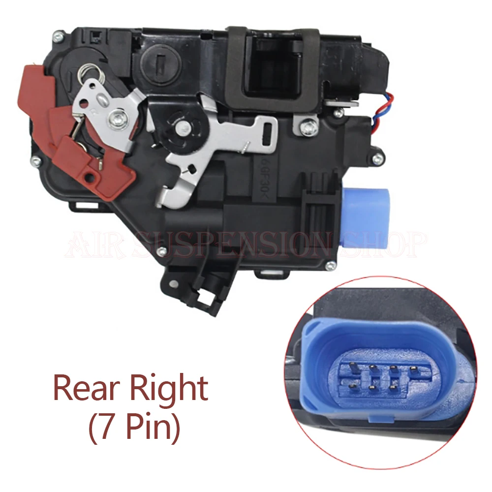 7L0839016D Rear Right Door Lock Actuator for VW Volkswagen Touareg Phaeton Golf 5 Touran Touarge Cayenne Beetle 2003-2013