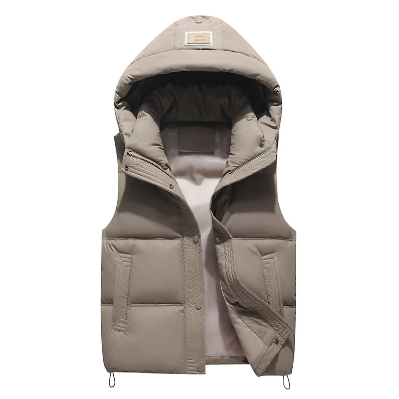 Autumn Winter Children Vest For Kids Boy Waterproof Hooded Junior Boy Sleeveless Jacket 3-20 Years Teenager Girls Waistcoat