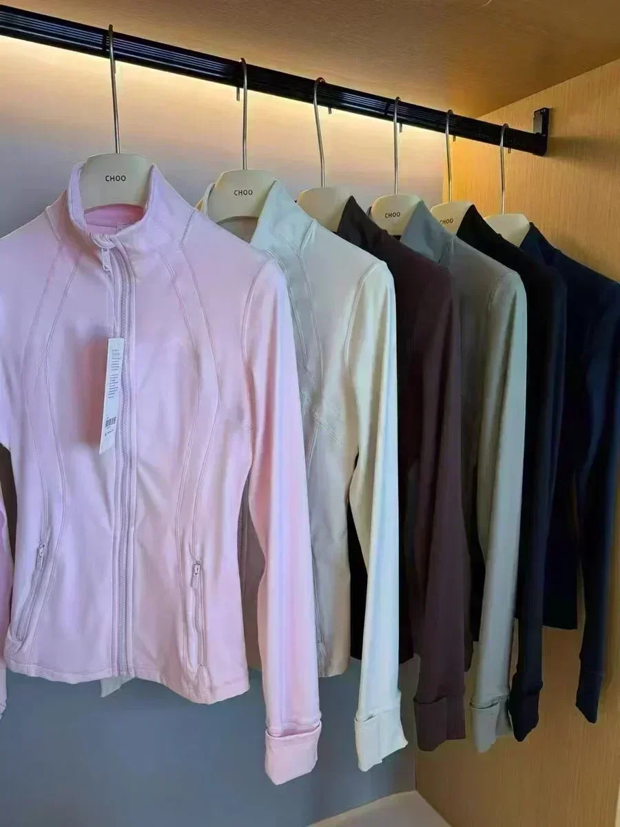 

Lemon Ladies' Performance Jacket - Ultimate Autumn/Winter Gym Jacket, Stretchy Nylon & Zipper Closure for Running